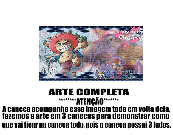 Caneca Polímero One Piece Chopper Personalizada
