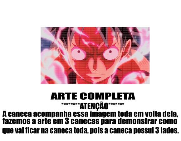 Caneca Polímero One Piece Luffy Personalizada