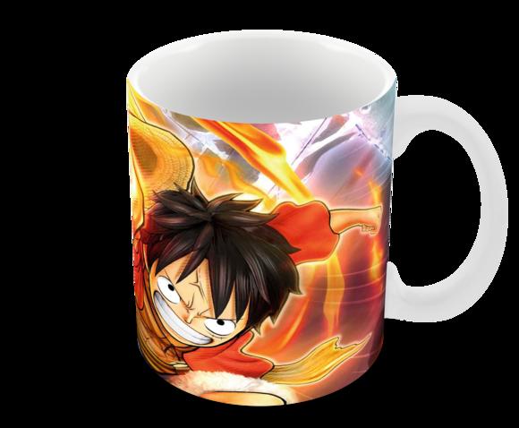 Caneca Polímero One Piece Luffy Personalizada