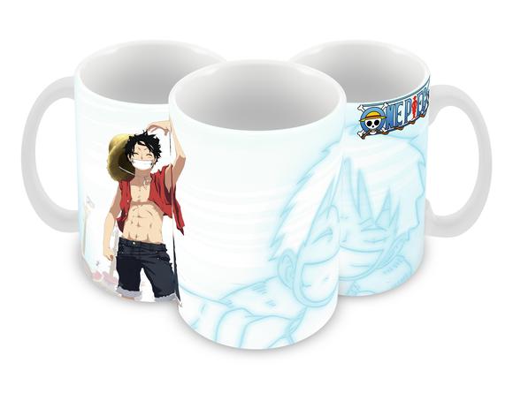 Caneca Polímero One Piece Luffy Personalizada