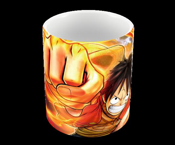 Caneca Polímero One Piece Luffy Personalizada