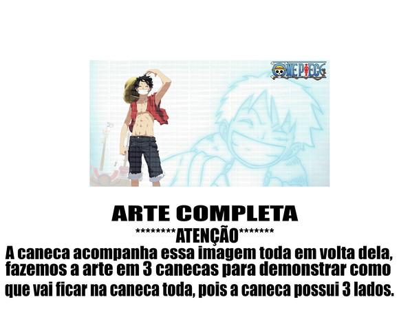 Caneca Polímero One Piece Luffy Personalizada