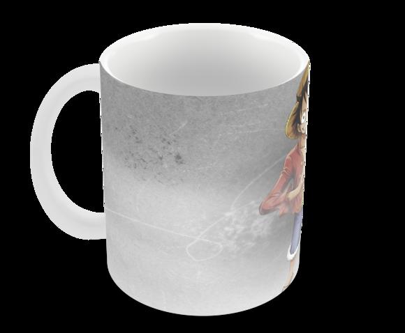 Caneca Polímero One Piece Luffy Personalizada