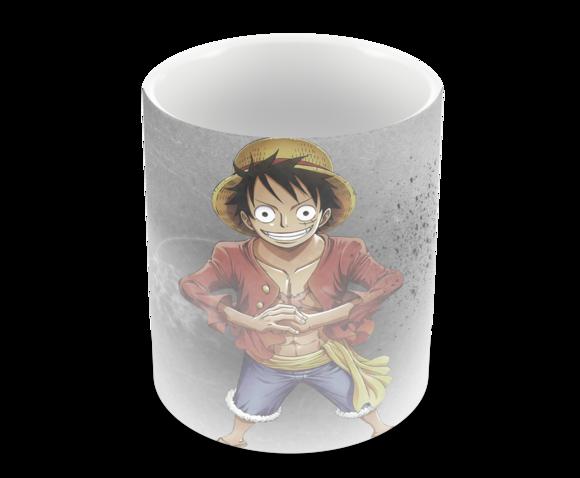Caneca Polímero One Piece Luffy Personalizada