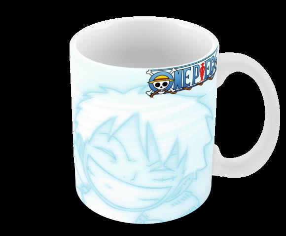 Caneca Polímero One Piece Luffy Personalizada