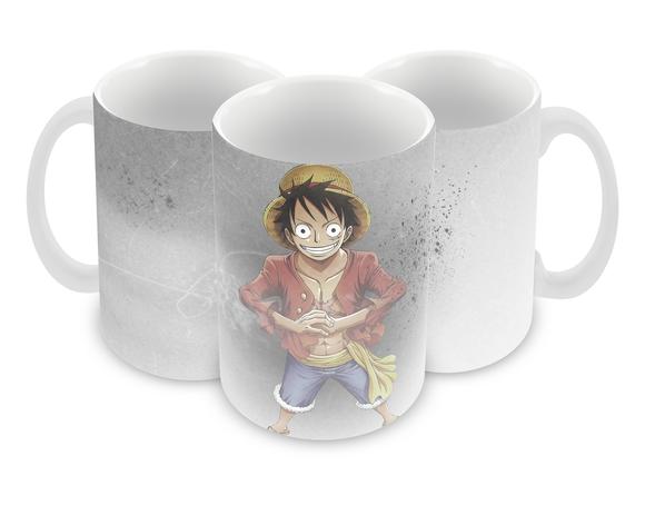 Caneca Polímero One Piece Luffy Personalizada