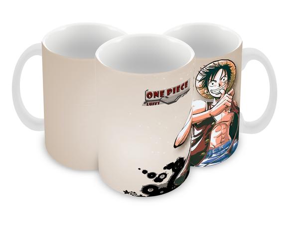 Caneca Polímero One Piece Luffy Personalizada