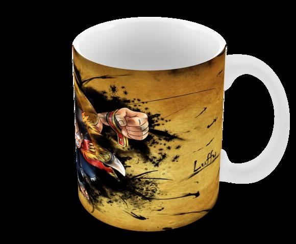 Caneca Polímero One Piece Luffy Personalizada
