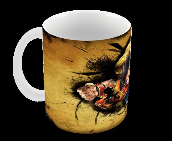 Caneca Polímero One Piece Luffy Personalizada
