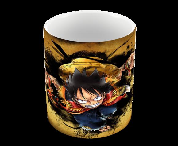 Caneca Polímero One Piece Luffy Personalizada