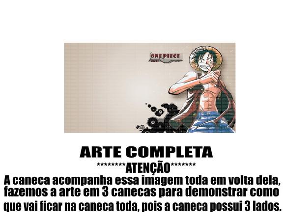 Caneca Polímero One Piece Luffy Personalizada
