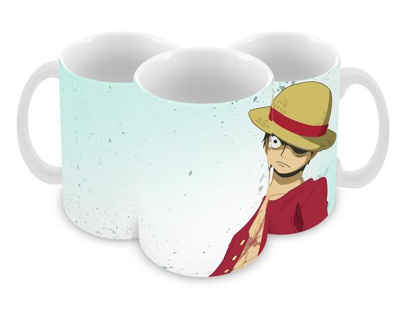 Caneca Polímero One Piece Luffy Personalizada