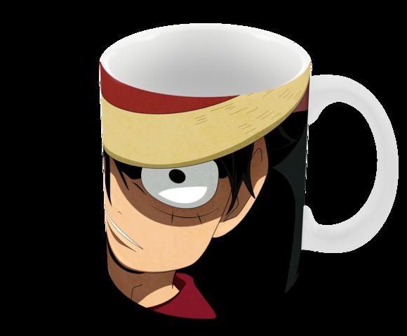 Caneca Polímero One Piece Luffy Personalizada