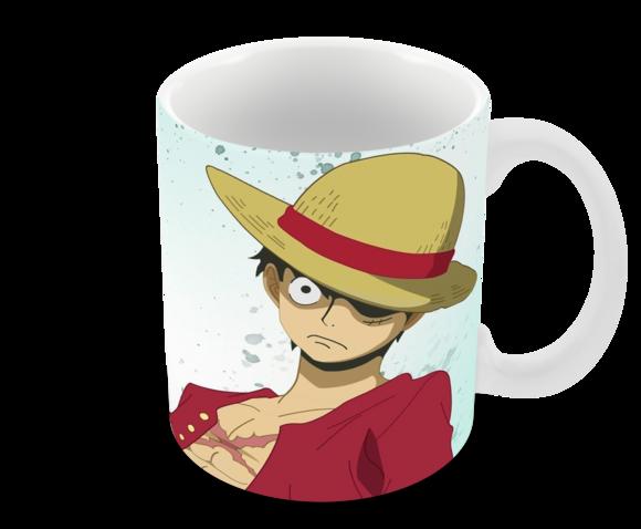 Caneca Polímero One Piece Luffy Personalizada