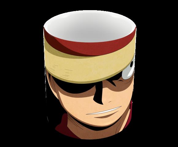 Caneca Polímero One Piece Luffy Personalizada