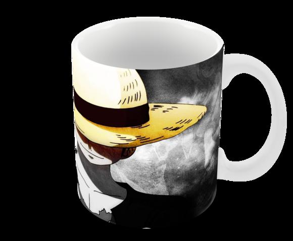 Caneca Polímero One Piece Luffy Personalizada