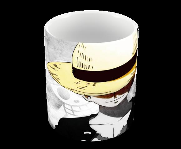 Caneca Polímero One Piece Luffy Personalizada