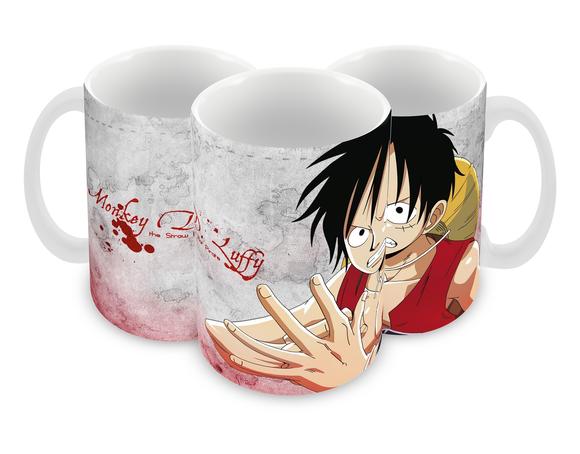 Caneca Polímero One Piece Luffy Personalizada