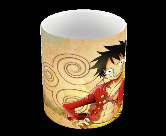 Caneca Polímero One Piece Luffy Personalizada