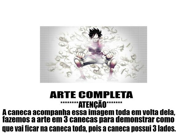 Caneca Polímero One Piece Luffy Personalizada