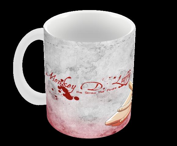 Caneca Polímero One Piece Luffy Personalizada