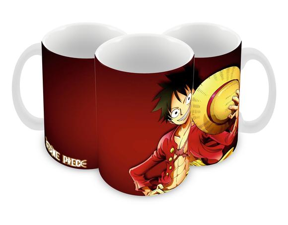 Caneca Polímero One Piece Luffy Personalizada