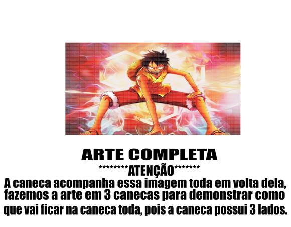 Caneca Polímero One Piece Luffy Personalizada