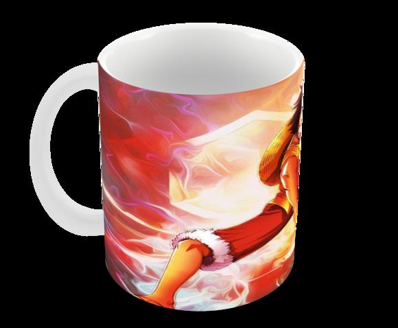 Caneca Polímero One Piece Luffy Personalizada