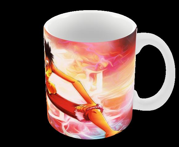 Caneca Polímero One Piece Luffy Personalizada