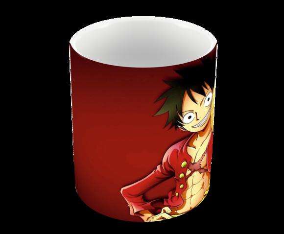 Caneca Polímero One Piece Luffy Personalizada