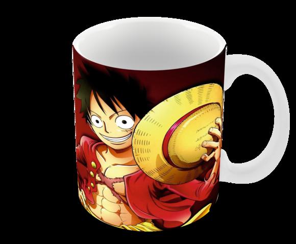Caneca Polímero One Piece Luffy Personalizada