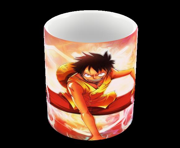 Caneca Polímero One Piece Luffy Personalizada