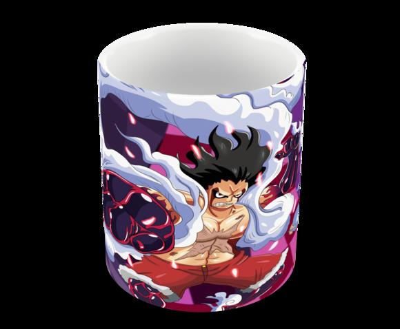 Caneca Polímero One Piece Luffy Snakeman Personalizada