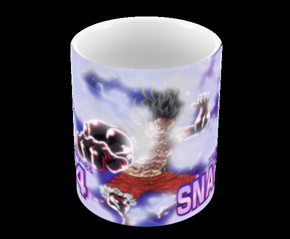 Caneca Polímero One Piece Luffy Snakeman Personalizada
