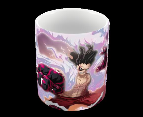 Caneca Polímero One Piece Luffy Snakeman Personalizada