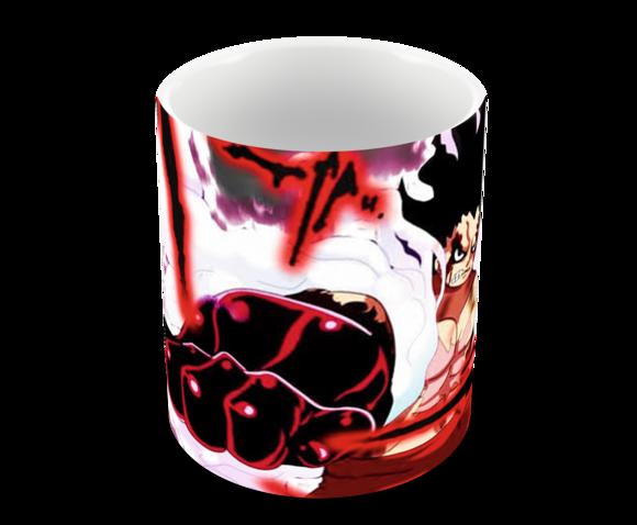 Caneca Polímero One Piece Luffy Snakeman Personalizada