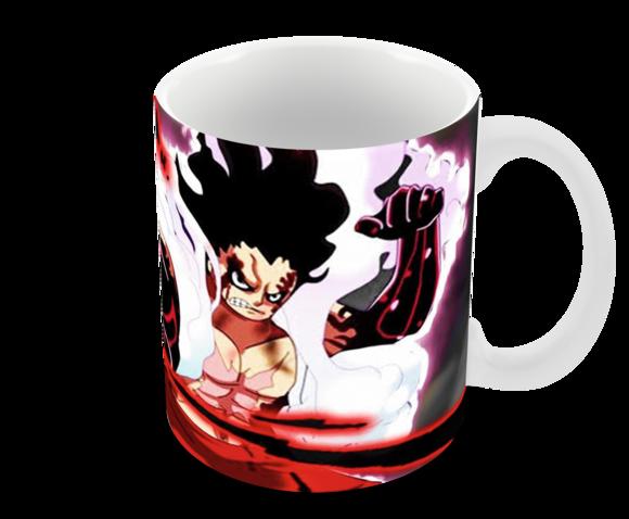 Caneca Polímero One Piece Luffy Snakeman Personalizada