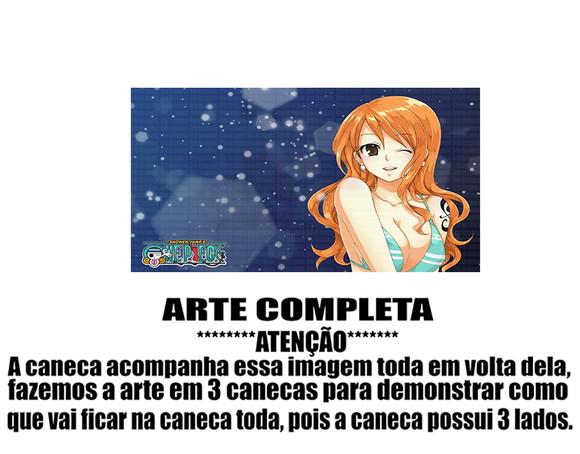 Caneca Polímero One Piece Nami Personalizada