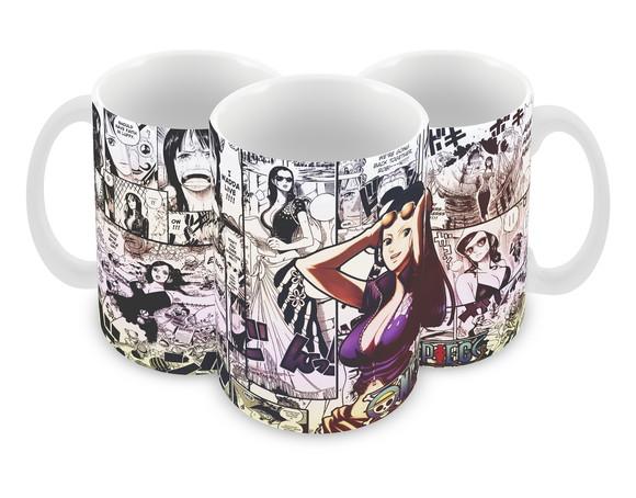 Caneca Polímero One Piece Nico Robin Personalizada