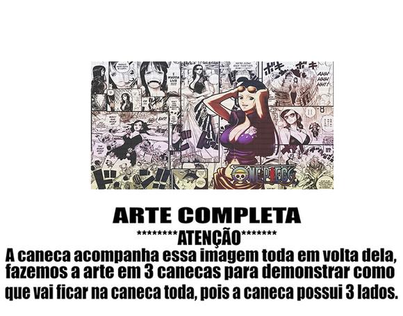 Caneca Polímero One Piece Nico Robin Personalizada