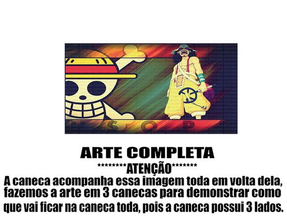 Caneca Polímero One Piece Usopp Personalizada