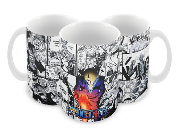 Caneca Polímero One Piece Sanji Personalizada