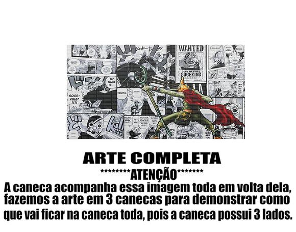Caneca Polímero One Piece Usopp Personalizada