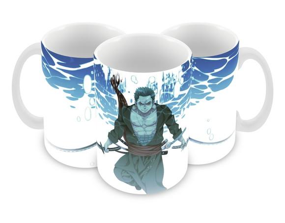 Caneca Polímero One Piece Zoro Personalizada
