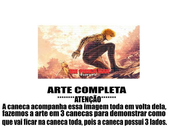Caneca Polímero One Punch Man Personalizada