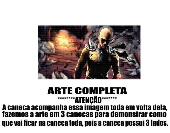 Caneca Polímero One Punch Man Personalizada