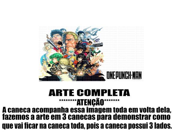 Caneca Polímero One Punch Man Personalizada