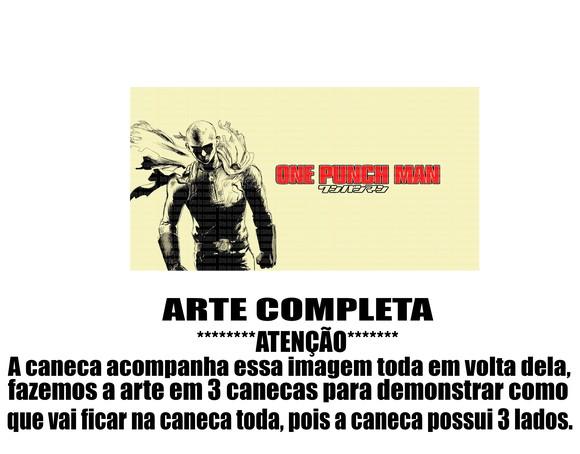 Caneca Polímero One Punch Man Personalizada