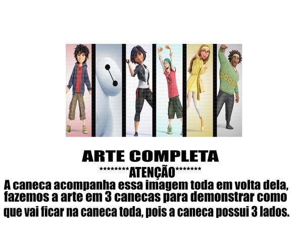 Caneca Polímero Operação Big Hero Personalizada