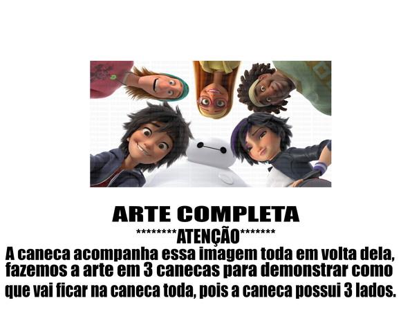Caneca Polímero Operação Big Hero Personalizada